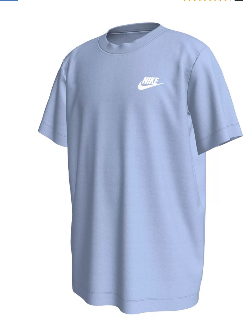 Nike Light Blue Short-Sleeve Sportswear Tee New with tags size 14
